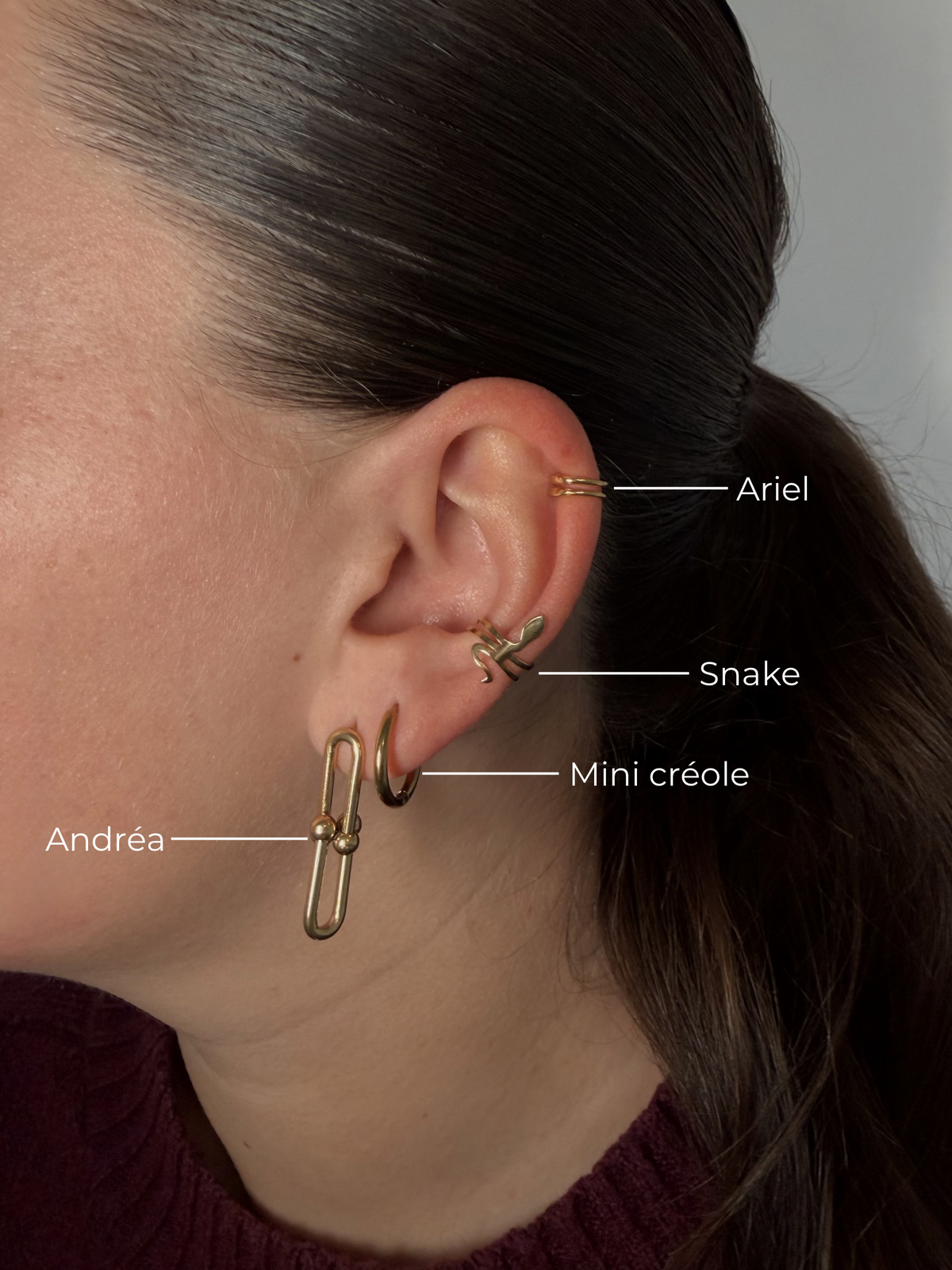 Ear cuff Snake