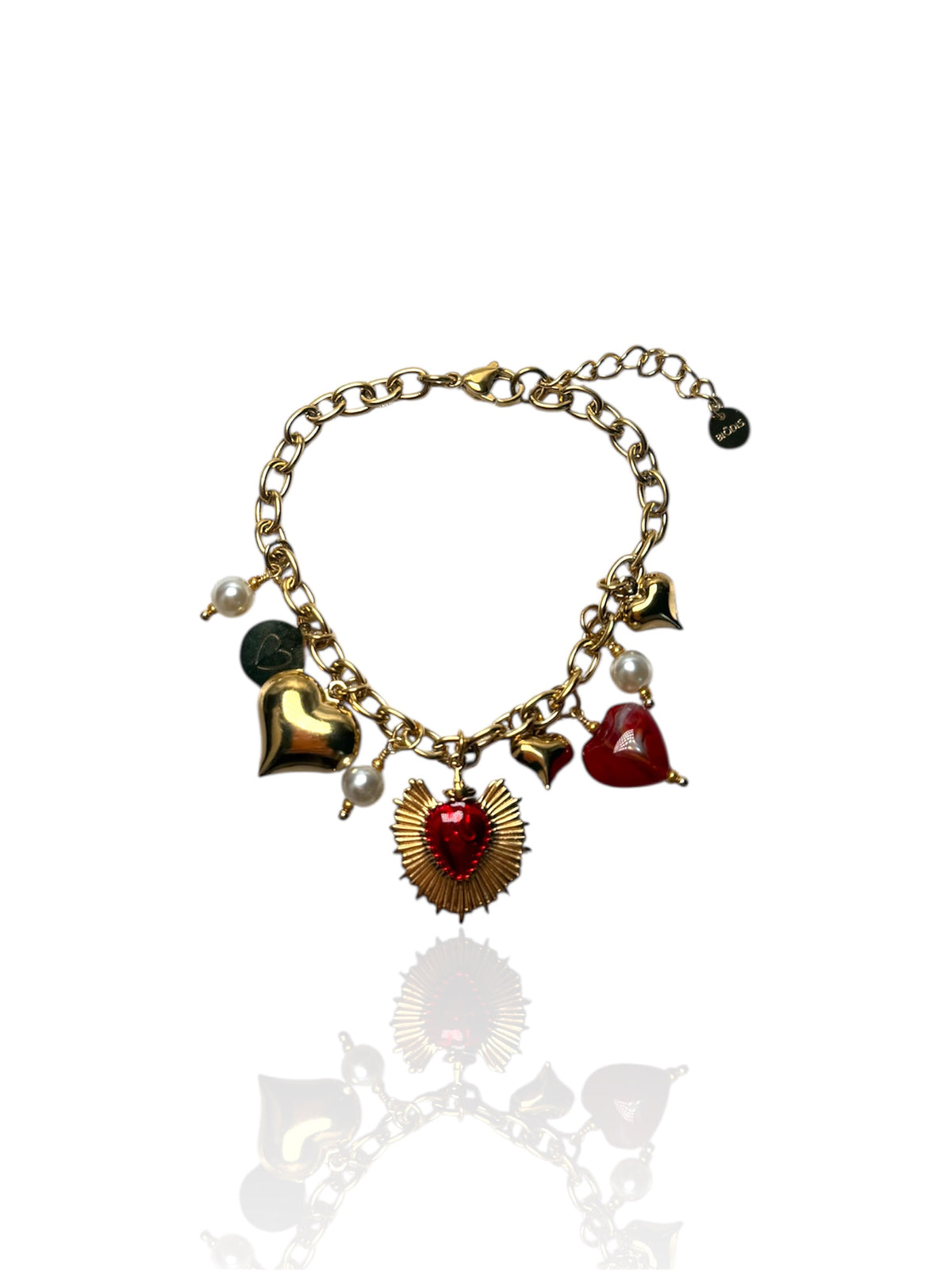 Bracelet charm’s RED