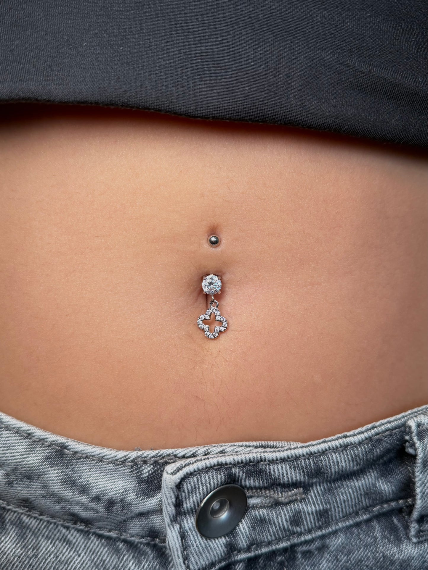 Piercing Nombril Trèfle